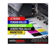 Letreros, Pendones, Lienzos, Logotipos, Publicidad, Diseño, Instalacion