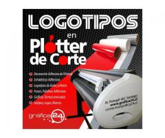 LOGOTIPOS ADHESIVOS  EN PLOTER DE CORTE