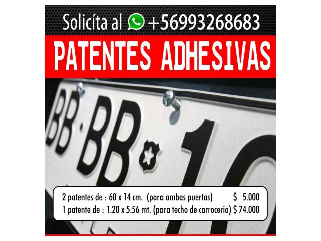 Patentes Adhesivas Para Camiones Nueva Normativa Decreto N°42.459 - 6/6