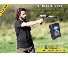 Detector de metales versátil COBRA GX 8000 para prospectores