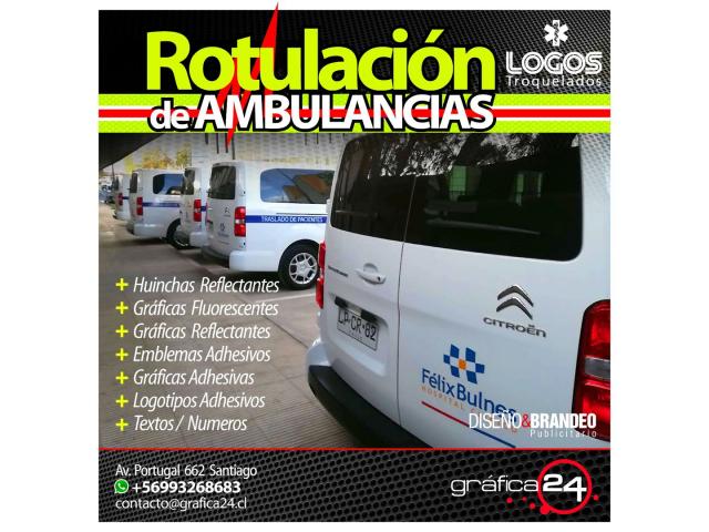 Rotulación Gráfica Autoadhesiva de Ambulancias - 6/6