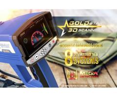 3D Gold Star Scanner - Detector de metales profesional