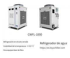 Enfriador láser refrigerado por aire CWFL-1000 para cortadora láser de fibra de tubo