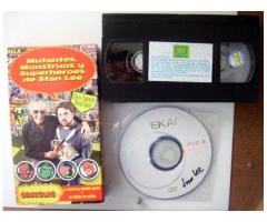 Stan Lee documental Monstruos y Superheroes VHS + DVD en español e ingles