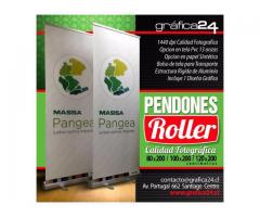 PENDONES ROLLER, PENDONES PUBLICITARIOS - Grafica24