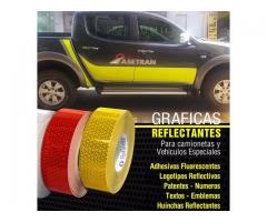 GRAFICAS REFLECTANTES Y FLUORESCENTES PARA CAMIONETAS