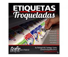 ETIQUETAS Y STICKER ADHESIVOS TROQUELADOS  - Grafica24