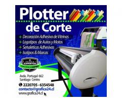 LOGOTIPOS Y GRAFICAS ADHESIVAS TROQUELADAS EN PLOTER DE CORTE