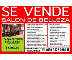 SE VENDE SALON DE BELLEZA