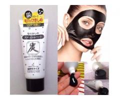 DAISO JAPAN - Mascarilla facial con carbón japonés para espinillas