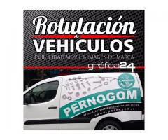 Publicidad Adhesiva y Magnetica para Tú Camioneta o Vehículo Comercial / Grafica24