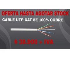 VENDO CABLE UTP CAT5E 100% COBRE