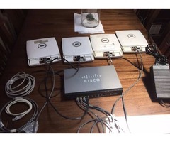 Switch Cisco Small Business Sf302-08mp + 4 Access Point