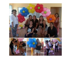 CURSO DECORACION CON GLOBOS 28 DE MAYO