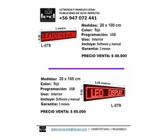 Venta de letreros LED programables