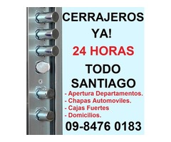 Cerrajeros Ya! Urgencias 24 Horas Todo Santiago