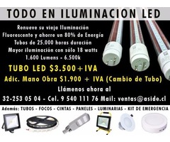 TUBOS ILUMINACION LED