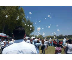 GLOBOS CON HELIO  DOMICILIOS EVENTOS FUNERALES