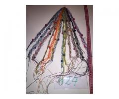 MACRAME ACCESORIOS TRENZAS PULSERAS AROS