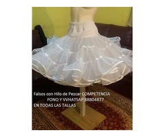 FALSOS DE COMPETENCIA CON HILO DE PESCAR VESTIDOS DE CHINA