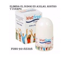 ELIMINA EL SUDOR CON ANTISUDORAL WETFREE