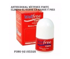 ELIMINA EL SUDOR CON ANTISUDORAL WETFREE