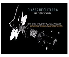 Curso de guitarra todos los niveles y edades en Santiago