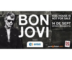 Vendo 2 entradas cancha Concierto BON JOVI