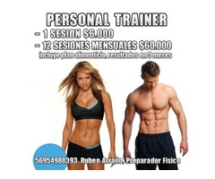 personal trainer, entrenador personal