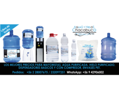 Recargas de agua purificada bidon de 20 litros,