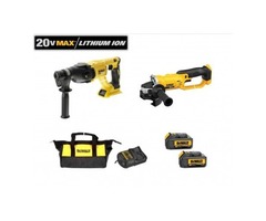 ESMERIL Y ROTOMARTILLO INALAMBRICO DEWALT 20V