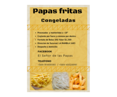 papas fritas congeladas