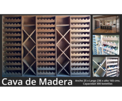 CAVA MADERA 236 X 165 x 25 - cap 300 bot - 2