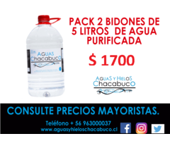 Gran Oferta de PACK 2 bidones  de 5 litros