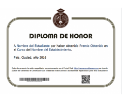 Diploma Virtual para Estudiantes exitosos