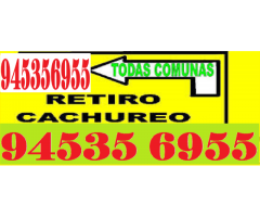 cachureo retiro  desperdicio 945356955  todo santiago.-