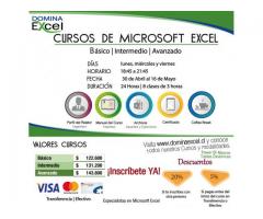 Cursos de Excel para Empresa y Particulares