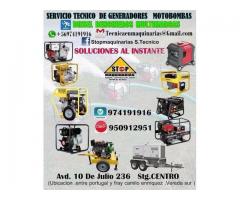 reparaciones de cortacesped  generadores  maquinarias de construccion