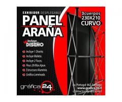 PANEL ARAÑA, PANEL PUBLICITARIO PARA EVENTOS Y FERIAS