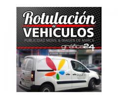 DISEÑO Y PLOTEO DE LOGOTIPOS ADHESIVOS PARA VEHICULOS