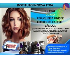 CURSO PELUQUERÍA UNISEX CORTES DE CABELLO BÁSICOS