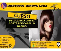 CURSO PELUQUERÍA UNISEX CORTES DE CABELLO BÁSICOS