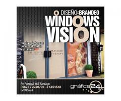 Decoracion de Ventanales o Hall de accesos Comerciales con Window Vision