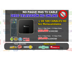 No pague + Tv Cable - Decodificador IPTV sin mensualidades