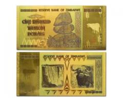 Coleccion de billetes zimbabwe