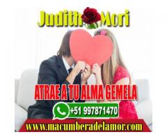 ATRAE A TU ALMA GEMELA JUDITH MORI +51997871470