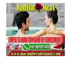 LIMPIA TU AURA CON BAÑO DE FLORECIMIENTO JUDITH MORI +51997871470