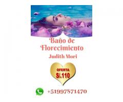 baño de florecimiento judith mori +51997871470