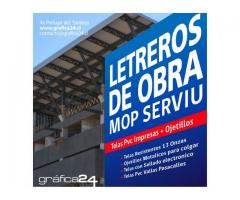 LETREROS DE OBRAS PARA CONSTRUCTORAS, PERMISOS DE EDIFICACION