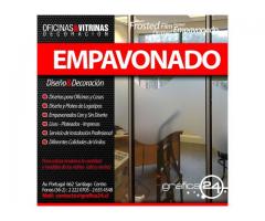 FILM ADHESIVO FROSTED EMPAVONADO y DECORACION